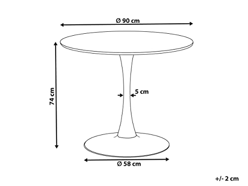 Table industrielle bois clair et métal Boca de finition supérieure - 4