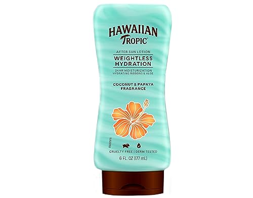 Hawaiian Tropic Weightless Hydration After Sun Lotion – 6 Ounce
