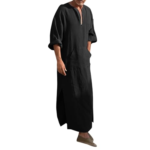 Tunique en lin à manches longues vêtement tendance minimaliste coupe ajustée