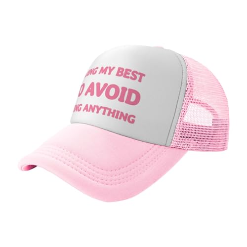 Image of Funny Trucker Hats - Weird Gag Gift for Adults, Inappropriate Joke Baseball Cap, Adjustable Mesh Hat for Men Women