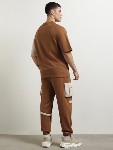 Image of NOBERO Mens Cotton Blend Striped Co-Ord Sets