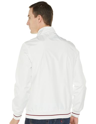 Image of Qube By Fort Collins Men's Lightweight Jacket - Stylish Full Zip Casual Jacket for Men | High Neck Bomber Jacket with Stand Collar, Rib Cuffs & Side Pockets for Spring, Autumn & Daily Wear
