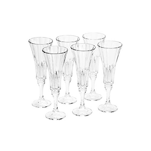 Conjunto de 6 Taças de Vidro Sodo-Cálcico Rojemac Transparente