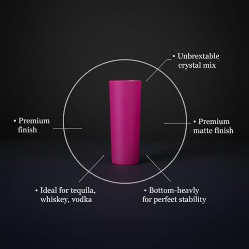 Image of Bar Box Shot Glasses (Set of 2) (Pink)