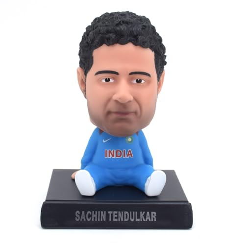 Image of Daiyamondo Super Hero Anime Polyvinyl Chloride Action Figure Bobble Head for Car Dashboard Office & Study Table Decoration for Everyone (Sachin),9 X 7.5 cm