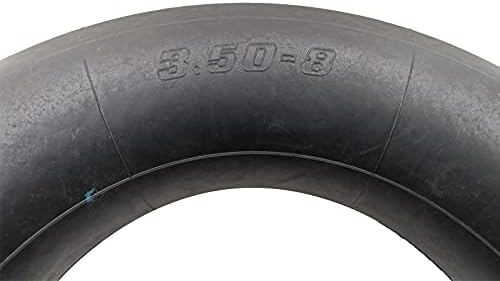 2 Pcs 3.50-8 Replacement Inner Tubes with TR-87 Bent Valve Stem for Wheelbarrow Wheel, Cart Wheel, Hand Truck Wheel