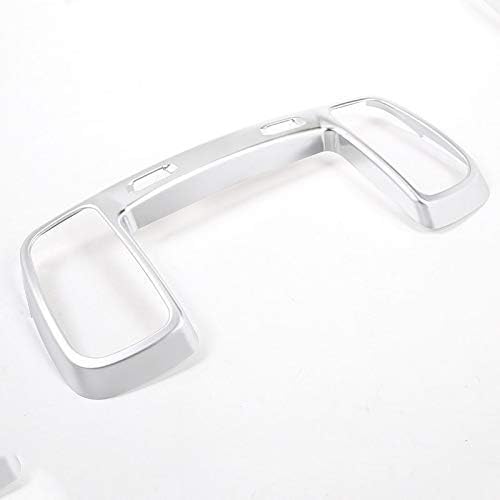 Miniatura 6 de YIWANG ABS Chrome Car Central Control Air Outlet Marco decorativo Trim para Mercedes Benz GLS GLE 2015-2019 (Plata)