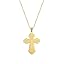 Orthodox Cross Necklace gold