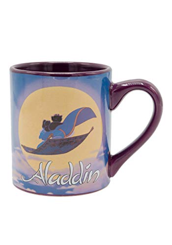 Silver Buffalo Disney Aladdin Ceramic Mug, 14-Ounces , Multicolored