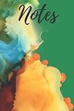 Plema Notebook, Emerald color burst theme - College ruled pages, Journal, diary, Workshop keynotes / Plema Cahier de notes, thème éclat de couleurs: Size: 6 x 9 in, 100 lined pages