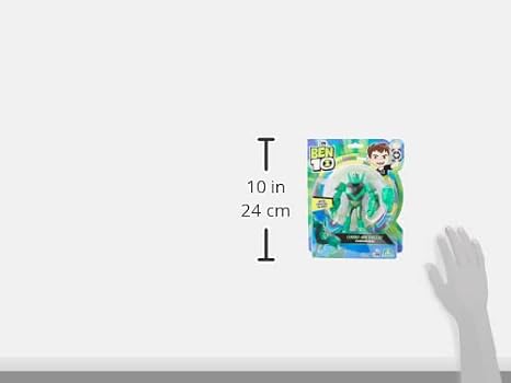 Ben 10 BEN61000 Alien Action Figures Metallic Themed Diamond Head, Multicolor, 8 x 3 x 10 cm