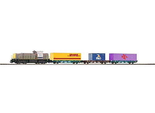 Preisvergleich Produktbild Piko 59111 - Start-Set Diesellok G 1700 BB mit 3 Containertragwagen
