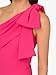 Adrianna Papell Women's Stretch Crepe Long Dress, Hot Pink