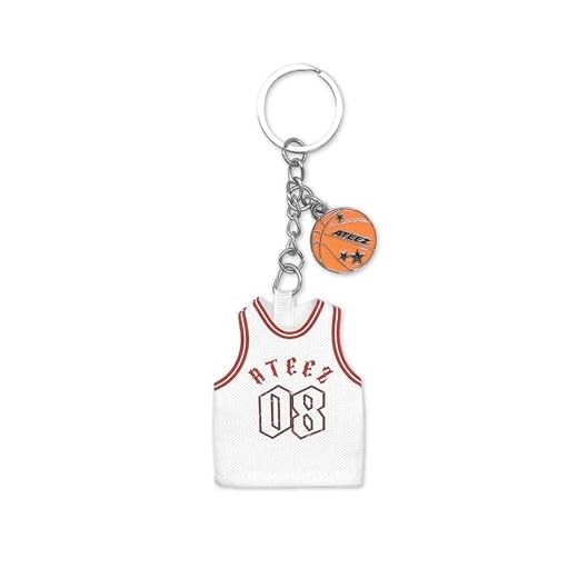 ATEEZ Official Tour Merch Basketball Uniform Keyring