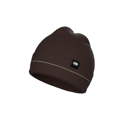 Bonnet Ciele CR3Beanie marron anti-courants d'air taille unique souple
