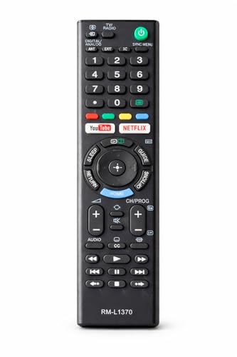 Image of Original Remote Control Compatible with Sony Bravia TV Remote Control URC 153 Fit for Smart LCD LED UHD OLED QLED 4K Android Televison & All Sony TV's with Hot Keys.