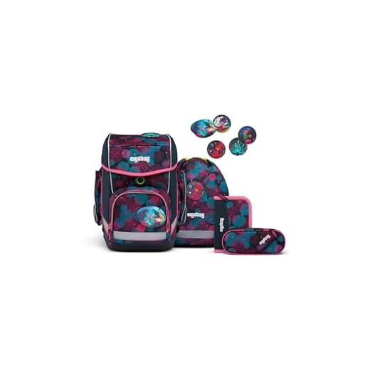 ergobag Cubo Schoolbag Set 5-teilig KorallBär