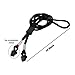 The Lord of the Tools 3pcs Black Adjustable Eyewear Retainer Nylon Rope Glasses Keeper 28.35