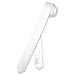 Biagio 100% SILK Narrow NeckTie EXTRA Skinny WHITE Color Men's 1.5" Neck Tie
