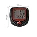 Beuiouer 1Set Mountain Bicycle Speedometer, Pulse, Tachometer, Speed Marker, Bicycle Computer with Speed Sensor, Black