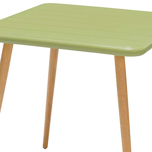 Armen Living Nassau Modern Outdoor Patio Dining Set, 3 Piece, Sage Green And Eucalyptus #TOP6