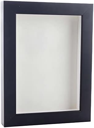 18x24 Shadow Box Frame Black | 1" Depth of Usuable Space| Vertical or Horizontal Display | Interior Size 18x24 or 24x18 Inches| UV Resistant Acrylic, Acid-Free Backing, Wall Hangers | Made in USA