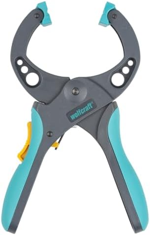 wolfcraft Pinza de carraca PRO 50 I 3632000 I Para trabajar con f...