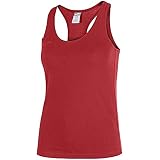 Ligera y resistente Joma Larisa Camiseta Tirantes, Mujer, Rojo, M