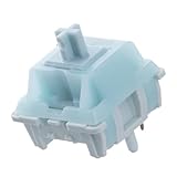 EPOMAKER Creamy Jade 45gf ゲーミングキーボードスイッチ リニアスイッチ100個 5ピンプリルーブドスイッチ PC+PA66ケース付き POKステム メカニカルキーボード用MXキーキャップ互換