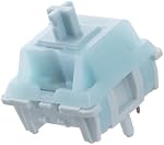 EPOMAKER Creamy Jade 45gf Gaming Keyboard Switches, 100 PCS Linear Switch, 5-Pin Pre-Lubed Switch, with PC/PA66 Case, POK Stem, Compatible with MX Keycaps for Mechanical Keyboard