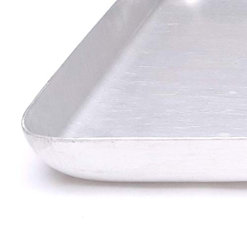 Image of Prime Bakers and Moulders Aluminum Baking Tray, Silver (14x10 Inch)