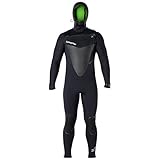 Hyperflex Wetsuits Men's Voodoo 6/5/4mm Hooded Front Zip Fullsuit