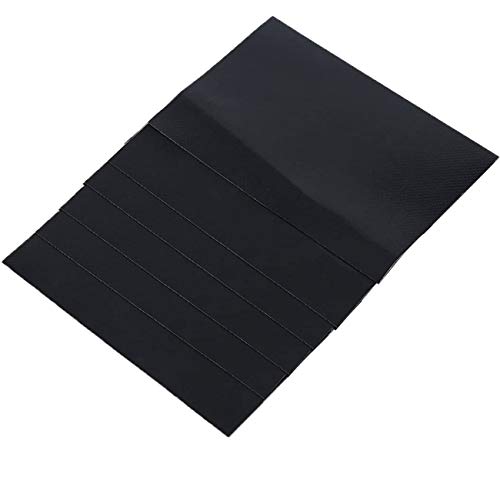 YIPINER 6 Pcs Boat Repair Kit with PVC Patches Set Accessory for Inflatable Boat Kayak (Black)