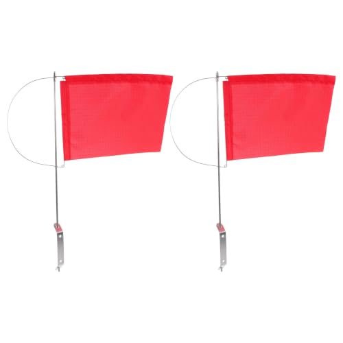 YARNOW 2 bandiere indicatrici di direzione del vento per esterni per barche a vela, includono bandiere marine con asta in acciaio inossidabile, indicatore efficace per la navigazione da yacht e per