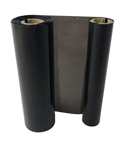 Officeuct Thermal Transfer Ribbon 4.33"X244'(110Mmx74M)-1 Roll. Resin Enhanced Wax Barcode Black Ribbon 1/2 Inch Core Ink Outside For Zebra Eltron Datamax Zebra Tlp2844 Tlp2442 Gc420T Gk420T Gx420T #TOP2