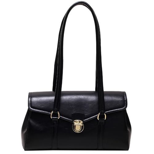 Sac aisselle en cuir PU pour femme style retro coreen