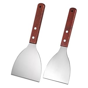 Mallez 2-teiliger Grillschaber mit Holzgriff