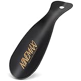 NINEMAX Chausse Pied MéTal 19cm - Petit Chausse-Pieds LéGer,Parfait pour les Voyages,Convient à tous les Types de Chaussures