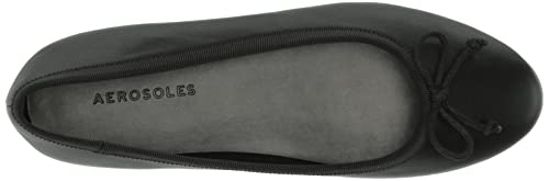 Aerosoles Women's Homebet Ballet Flat, Black, 7.5 Wide #TOP4