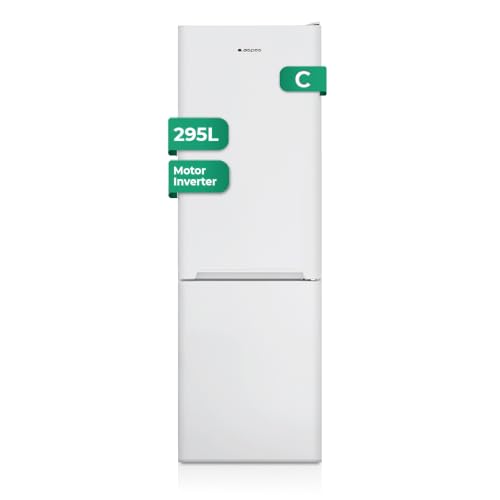 Aspes Frigorífico Combi 2 Puertas Blanco AC185600CNFI. Capacidad 295 Litros, No Frost, Multi AirFlow, Puerta Reversible, Bajo Nivel Sonoro, Eficiencia Energética Clase C