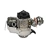 49CC Pocket Bike Engine Motor, 2 Stroke Complete Motor Engine with Clutch, Pull Start, Bell, Air Filter, Carburetor, Coil, Engine Motor for 49CC Pocket Bike, Mini Dirt Bike, Quad, ATV, Scooter #2