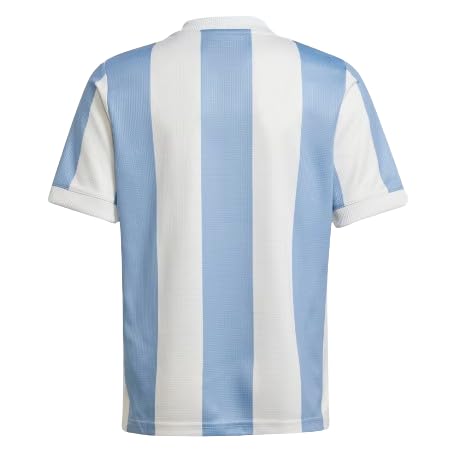 Genérico Camiseta Argentina Edición Especial 50 Aniversario Réplica Retro (FR/ES, Letras, XL, Regular, Regular, Ambient Sky/Cloud White)