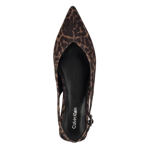 Calvin Klein Womens Galiana Dark Natural Leopard Multi Suede 8 Medium - image 5