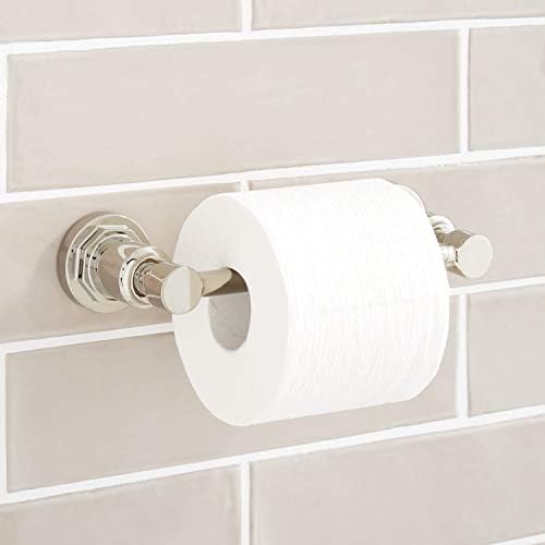 Signature Hardware 447225 Greyfield Wall Mounted Pivoting Toilet Paper Holder