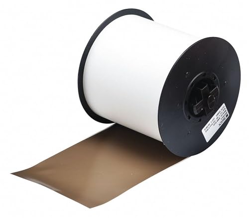 Brady MiniMark ruban vinyle adhésif permanent or 100 mm étiquette intérieur extérieur