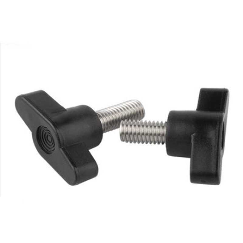 35 piezas M4 M5 M6 M8 Longitud 0.315 in a 164.0 ft Cabeza S Tipo Nylon Plástico Cabeza Mango Pulgar Tornillo Perno Baquelita Perno Ciruela Perilla