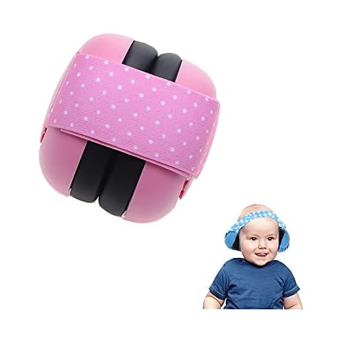 iNelihoo Baby Ear Defender Silent Protect Sound Cancelling Folding Ear Defenders Hearing Protection Earmuffs Sleep Noise Cancelling Headphones Baby Earmuff for Age 0-3 Children Toddlers Baby Cover