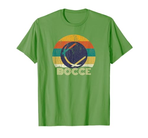 Vintage Bocce Shirt Retro 70's Men Women Gift Bocce Ball T-Shirt