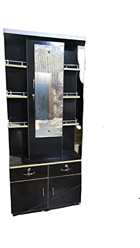 BHAGYA SHRI Furniture NIRMATA Wood Dressing Table Mirror with Shelf