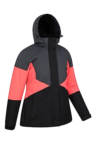 Mountain Warehouse Moon Women's Ski Jacket - Snowproof, Adjustable Hood - Ideal for Sports, Skiing, Snowboarding, Standard Length, Winter, 7 Pockets, Polyester, T-Back, Anorak, UK Size - Image 4